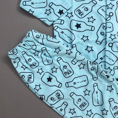 Night Suit For Baby – Blue Milk Design