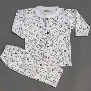 Night Suit For Baby – White Milk Design