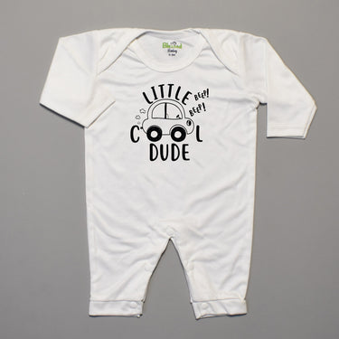 Romper For Baby – Half Leg White Cool Dude Design