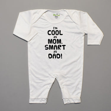 Romper For Baby – Half Leg White Cool Mom Design