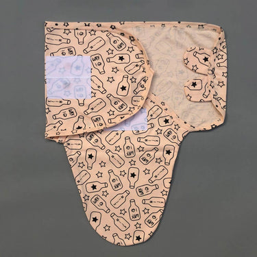 Swaddle Sheet - Milk Design Peach