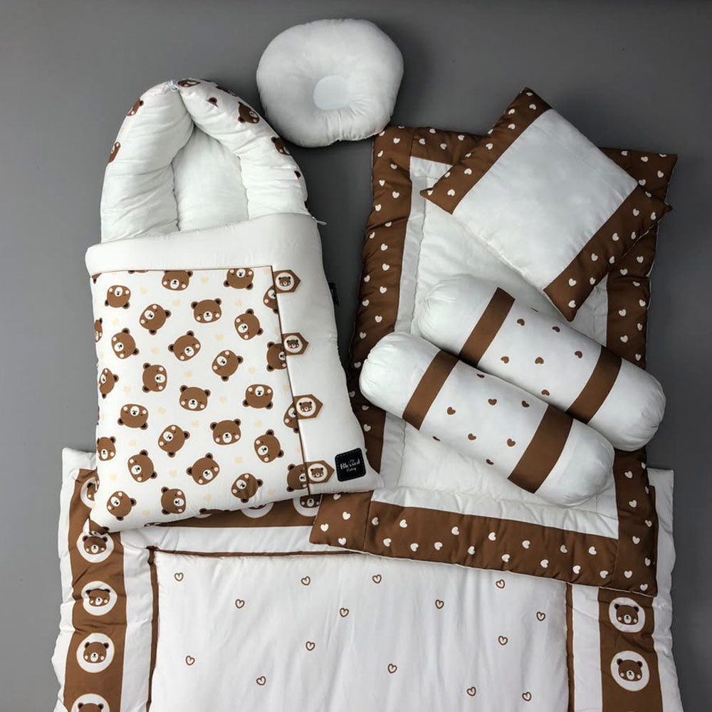 7Pcs Bedding Set - Bear Design