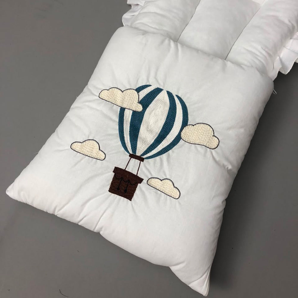 Baby Carry Nest – Hand Embroidery - Air Balloon Design