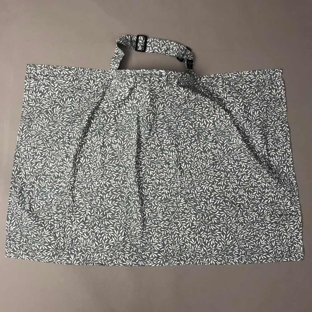 Feeding Apron / Nursing Cover – Sage Green Leaf Print