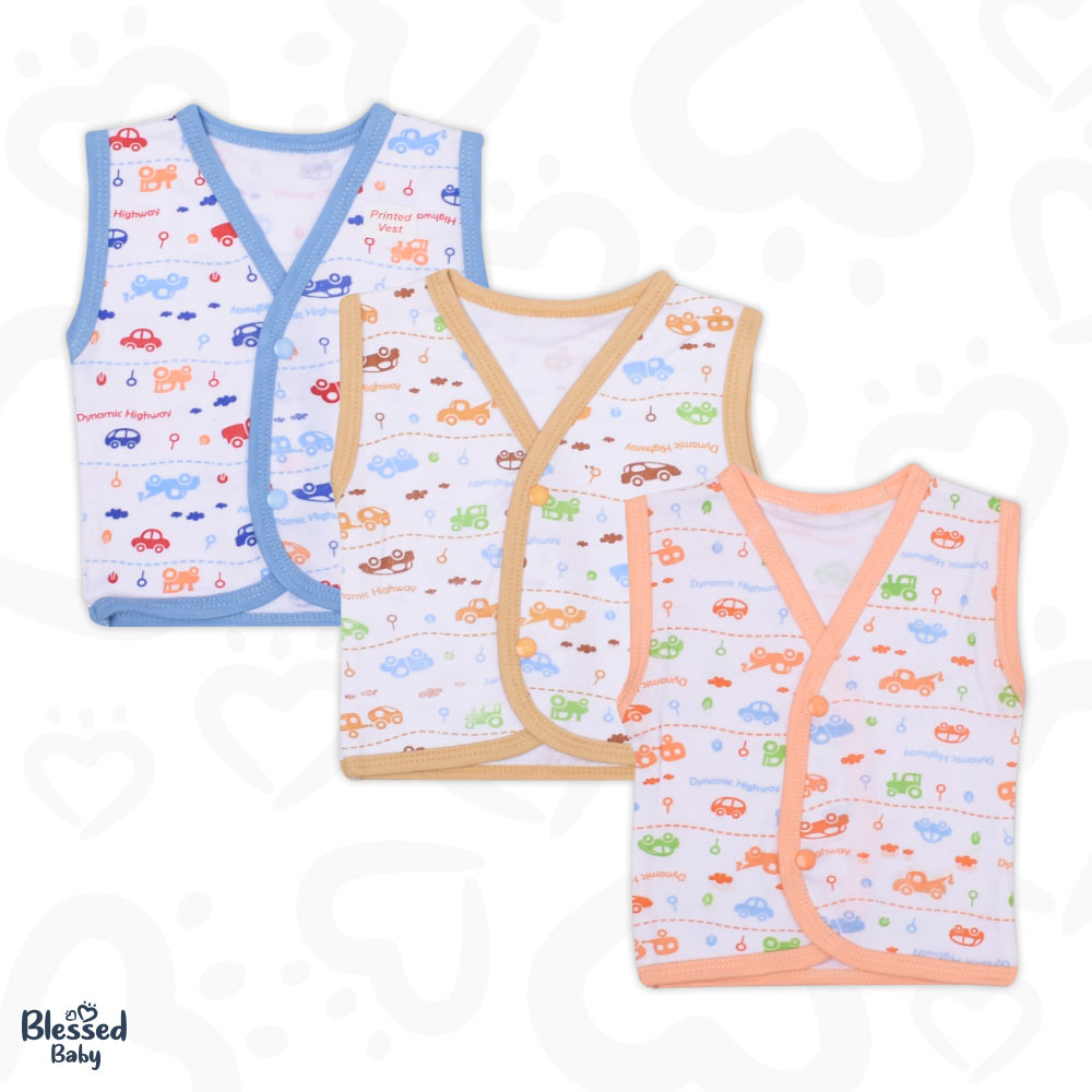 Baby Vest Printed (Assorted)