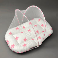 Mosquito Bed Net - Stars Pink Design