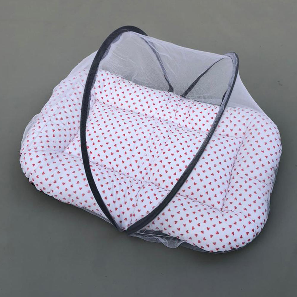 Mosquito Bed Net - Hearts Design