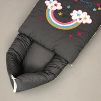 Baby Carrynest Towel Embroidery Rainbow Design