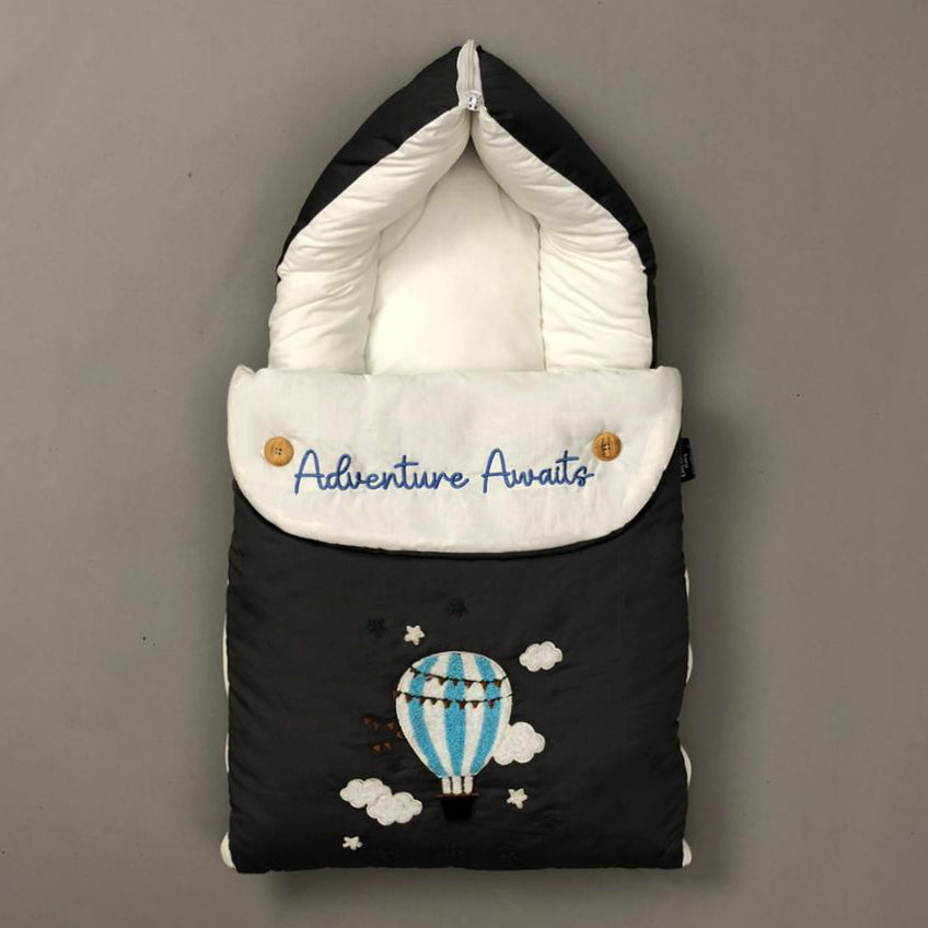 Baby Carrynest Towel Embroidery Adventure Design