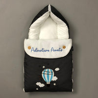 Baby Carrynest Towel Embroidery Adventure Design