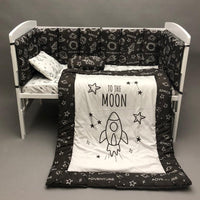 Baby Cot Bedding Set - Space Design
