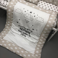 Baby Cot Bedding Set - Clouds Design