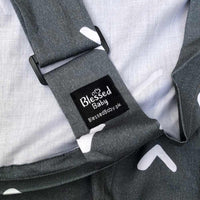 Feeding Apron / Nursing Cover – Dark Grey Design