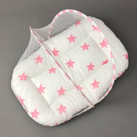 Mosquito Bed Net - Stars Pink Design