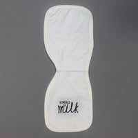 Baby White Burp Cloth
