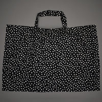 Feeding Apron / Nursing Cover – Black Polka Design