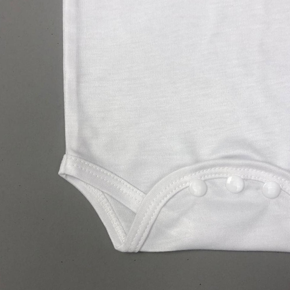 Baby Romper White Bear Design - Full Sleeves