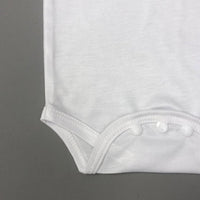 Baby Romper White Bear Design - Full Sleeves