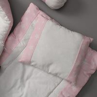 7Pcs Bedding Set - Twinkle Pink Design