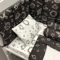 Baby Cot Bedding Set - Space Design