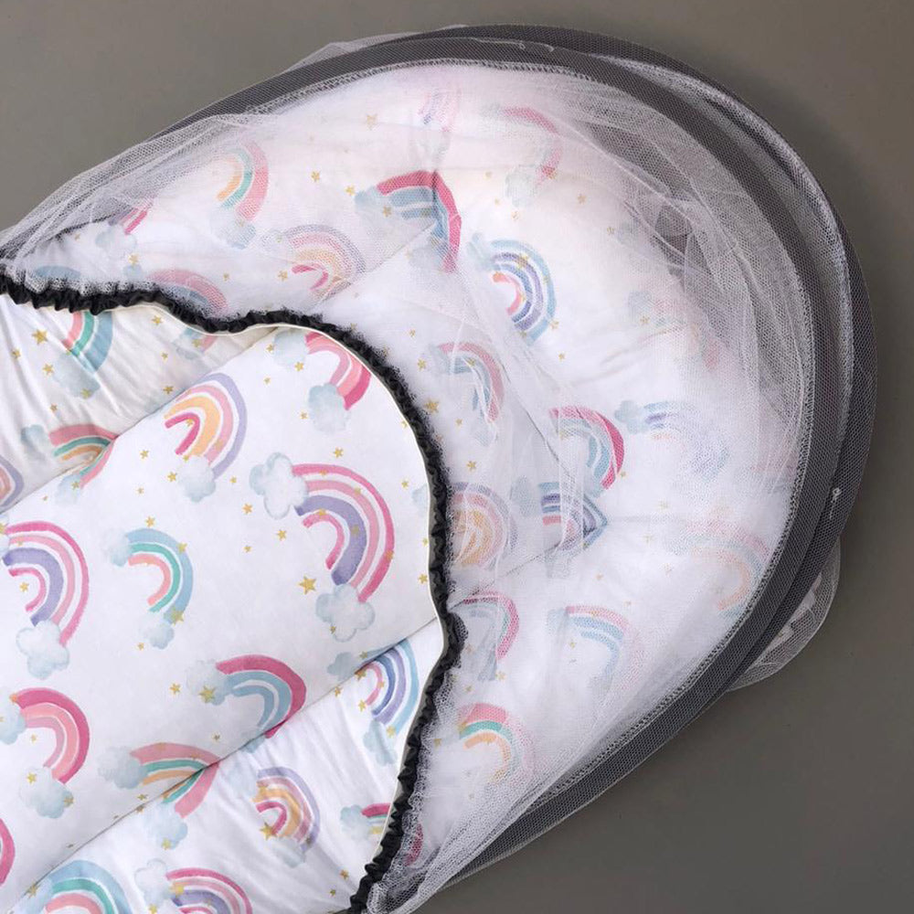 Mosquito Bed Net - Rainbow Design