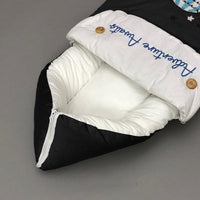 Baby Carrynest Towel Embroidery Adventure Design
