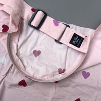 Feeding Apron / Nursing Cover – Pink Hearts Design