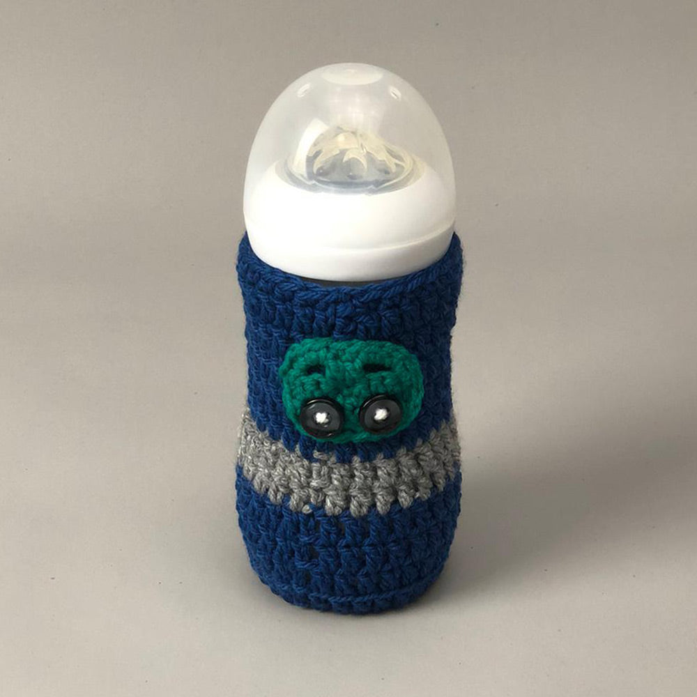 Handmade Crochet Feeder Cover - Car Design