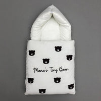 Baby Carrynest Towel Embroidery Bear Design