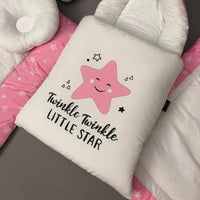 7Pcs Bedding Set - Twinkle Pink Design