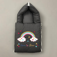 Baby Carrynest Towel Embroidery Rainbow Design