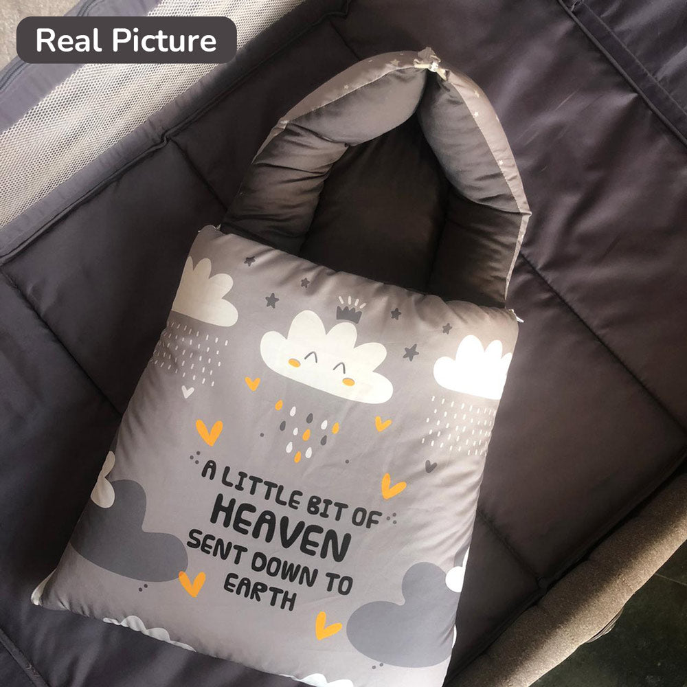 Baby Carry Nest - Heaven Design Grey Colour