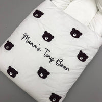 Baby Carrynest Towel Embroidery Bear Design