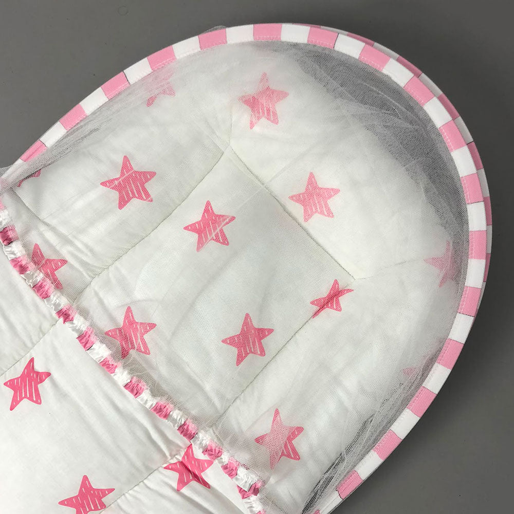Mosquito Bed Net - Stars Pink Design