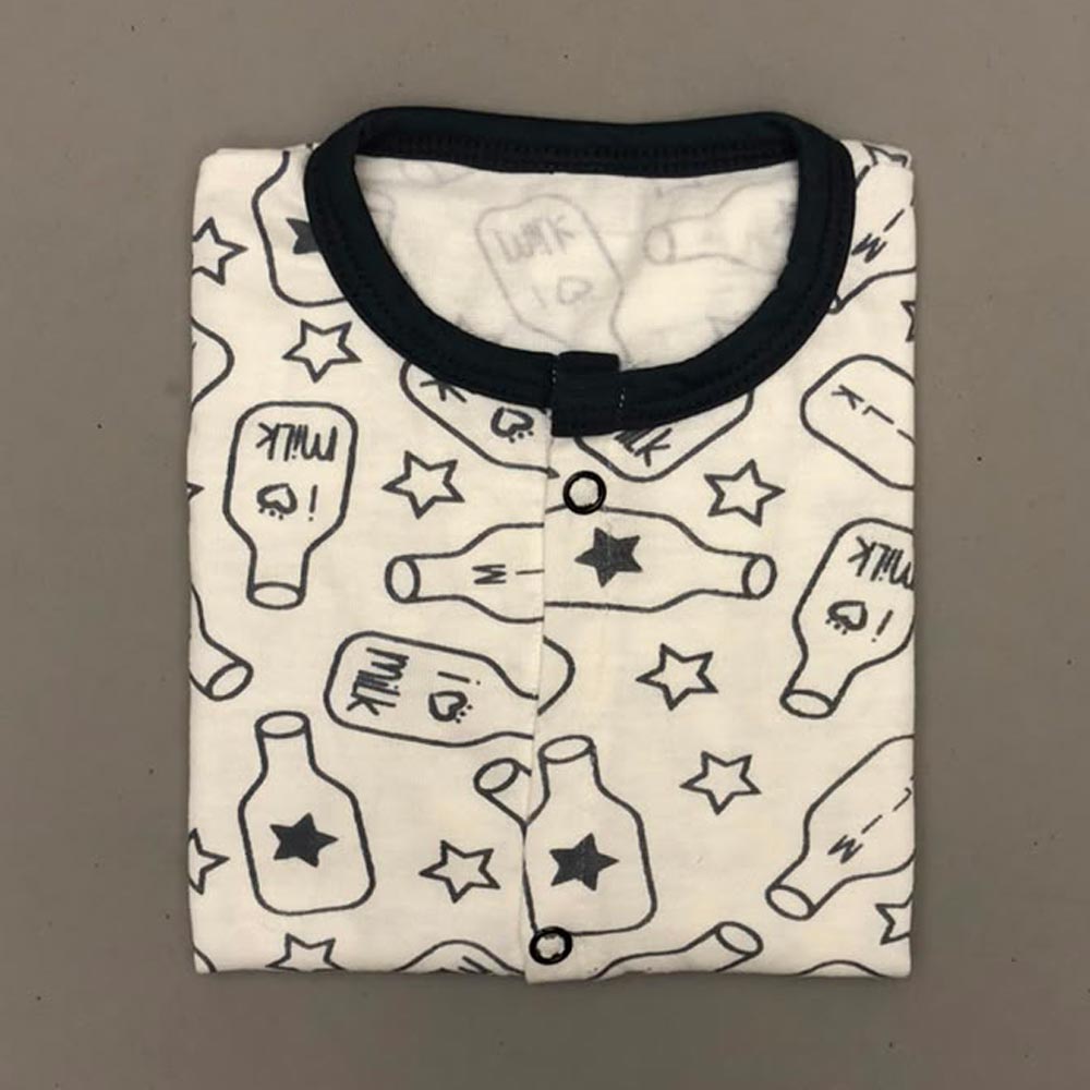 Night Suit For Baby – White Milk Design