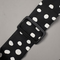 Feeding Apron / Nursing Cover – Black Polka Design