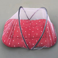 Mosquito Bed Net - Red Hearts Design