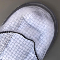 Mosquito Bed Net - Grey Dots Design