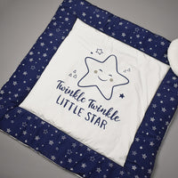7Pcs Bedding Set - Twinkle Blue Design