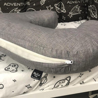 Nursing Pillow - Grey Texture Design
