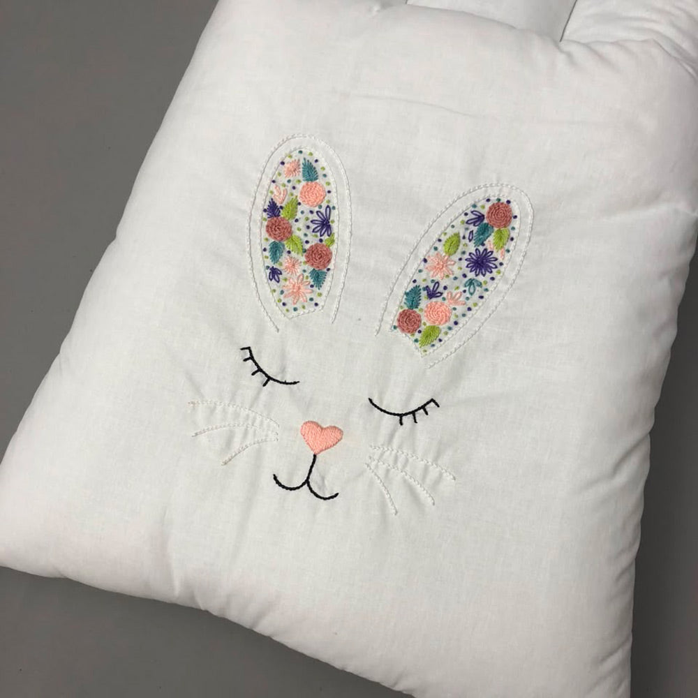 Baby Carry Nest – Hand Embroidery - Rabbit Design