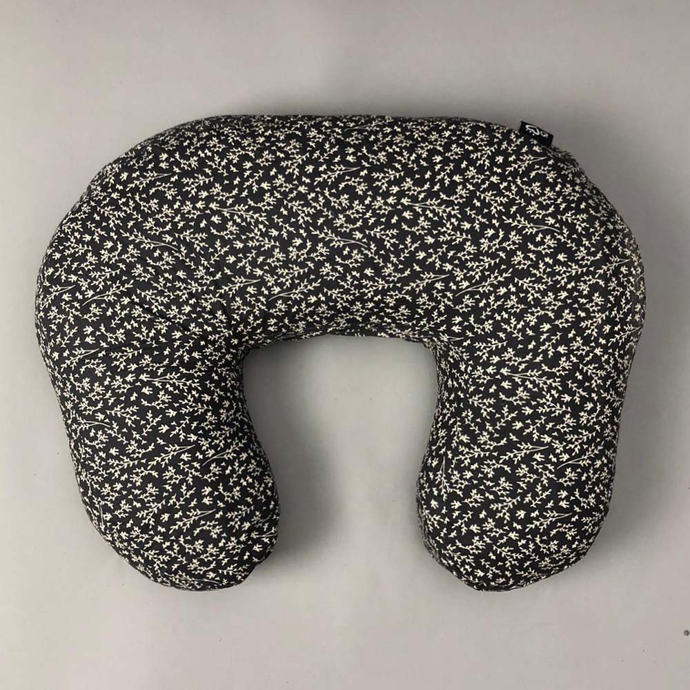 Nursing Pillow - Grey Floral Design