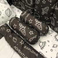 Baby Cot Bedding Set - Space Design