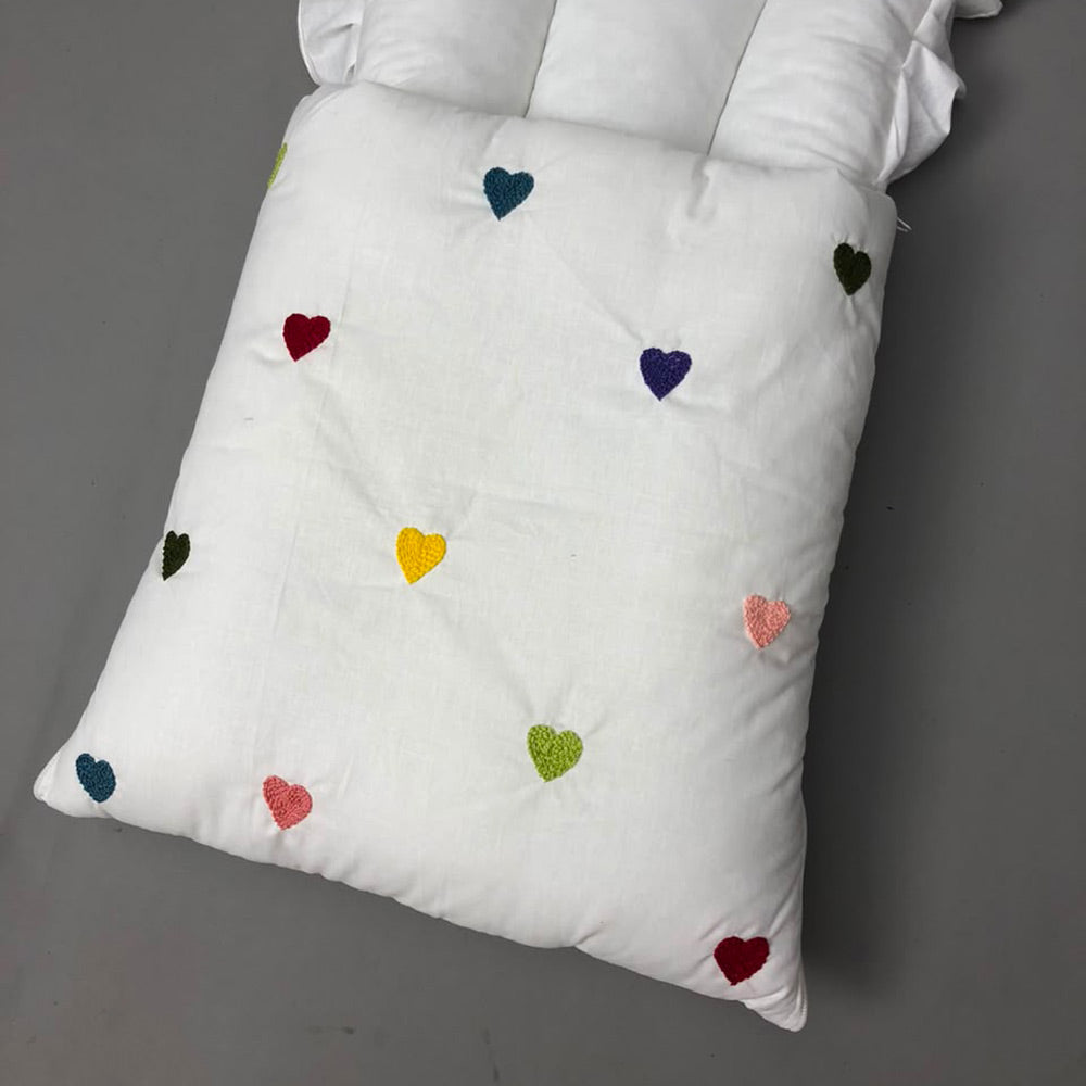 Baby Carry Nest – Hand Embroidery - Hearts Design