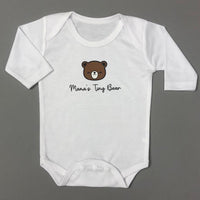 Baby Romper White Bear Design - Full Sleeves