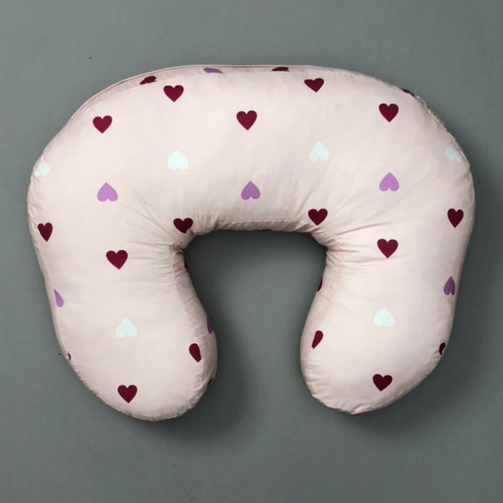 Nursing Pillow - Pink Hearts Design