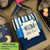 Baby Carry Nest - Welcome Blue Design