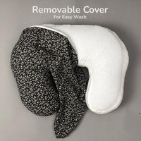 Nursing Pillow - Grey Floral Design