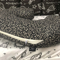 Nursing Pillow - Grey Floral Design