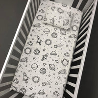 Baby Cot Bedding Set - Space Design